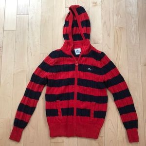Women’s Lacoste Zip Hooded Sweater